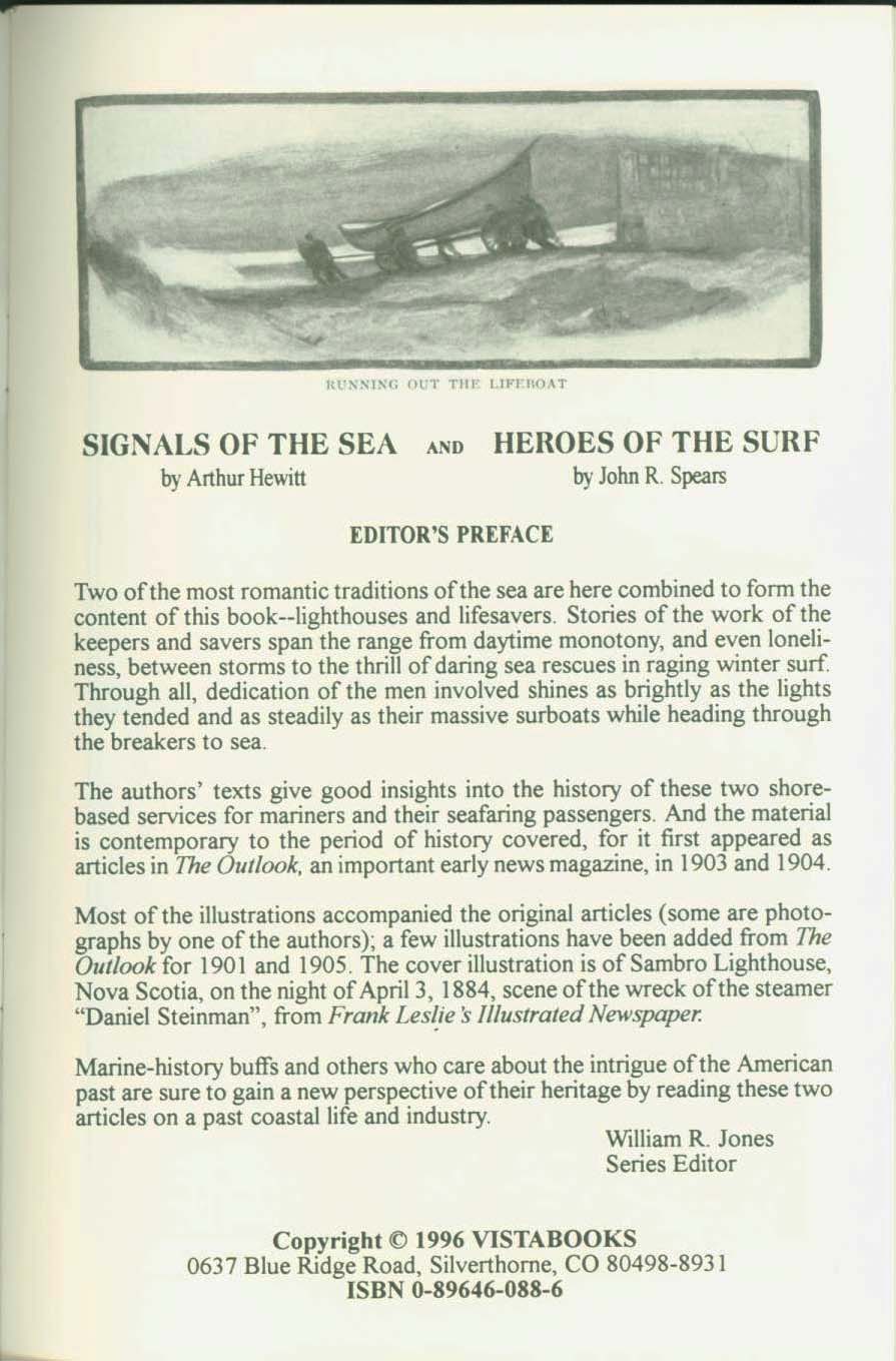 signals of the sea and heroes of the surf. vist0088a